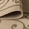 Jonathan Y Charleston Vintage Filigree Textured Weave Beige/Brown 4 ft Square Indoor/Outdoor Area Rug SMB106A-4SQ - alternate 6