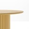 Homeroots 60" Natural Wood Pedestal Base Round Top Dining Table 713566 - alternate 5