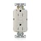 Leviton Lev-Lok GFCI 15A TR/PI Ind Gr Lt Almond MGFT1-T - alternate 2