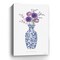 Homeroots 48" x 32" Blue and White Life Floral Vase Canvas Wall Art 399089 - alternate 2