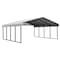 Arrow 20 x 20 x 7 ft Eggshell Carport CPH202007 - alternate 1