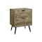 Monarch Specialties Accent Table, Nightstand, Side Table, Storage Drawer, Light Brown, Contemporary I 3609 - alternate 1