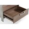 Homeroots 20" Brown And Gray Solid and Manufactured Wood Two Drawer Nightstand 491580 - alternate 6