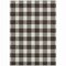 Homeroots 8' X 10' Black And Gray Plaid Washable Indoor Outdoor Area Rug 595376 - alternate 5
