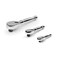 Tekton 1/4, 3/8, 1/2 Inch Drive Non-Quick-Release Stubby Ratchet Set, 3-Piece (3, 4-1/2, 6 in.) SRH99007 - alternate 3