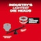Milwaukee Tool M18 FUEL Compact Pipe Threader with ONE-KEY Kit with 1/2 in. - 1-1/4 in. Compact NPT Forged Aluminum Die Heads 2870-22 - alternate 10