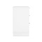 Manhattan Comfort Elara 38 in Solid Wood Dresser in White (3-Drawer) DR1782-1 - alternate 4