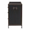 Baxton Studio Benton Vintage Black Canvas 4-Drawer Storage Cabinet 252-13914-ZORO - alternate 6