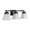 Jonathan Y Staunton 24" 3-Light Farmhouse Cottage Metal LED Vanity Light w/Frosted Glass Shades, Oil Rubbed Bron JYL7524A - alternate 7