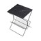 Homeroots 22" Black Faux Marble and Iron Sled End Table With Magazine Holder 543904 - alternate 6