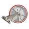 Vestil Polyurethane Swivel With Brake Caster 8 In. Diameter x 2 In. Width 882 Lb. Capacity Red CST-PU-8X2-S-BR - alternate 11