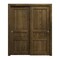 Sartodoors Sliding Closet Bypass Doors 60 x 84 inches, Ego 5012 Marble Oak, Rails Hardware Set, Wood Solid B EGO5012DBD-DMR-6084 - alternate 1