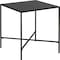 Homeroots 22" Black Steel Square End Table 543818 - alternate 4