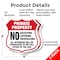 Signmission Private Property Shield Sign No Soliciti, 6 inch X 6 inch, Plastic Sign, 2PK SHI-P-2PACK-6-451 - alternate 3