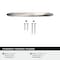 Amerock Arc 3-3/4 inch (96mm) Center-to-Center Satin Nickel Cabinet Pull, 10PK 10VMP37356G10 - alternate 3