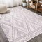 Jonathan Y Rih Moroccan Style Diamond Ivory/Gray 3 ft. x 5 ft. Area Rug MOH306A-3 - alternate 6