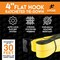 Xpose Safety Ratchet Straps Heavy Duty, 4 In x 30 FT Tie Down Straps Ratchet Operated with Flat Hooks RTD430-FH-1-X - alternate 4