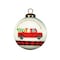 Homeroots Red Pickup Truck with Presents Hand Painted Mouth Blown Glass Ornament 477471 - alternate 1