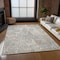 Homeroots 10' X 14' Ivory Charcoal And Beige Geometric Washable Indoor Outdoor Area Rug 577570 - alternate 6