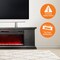 Lifesm 72-inch Media Fireplace with Faux Glass Beads in Black LDFP0009US-BLK - alternate 8