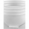 Zoro Select 5 gal Open Head Round Pail, White, HDPE, 90 mil ROP2150-NM - alternate 2