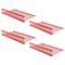 Mytee Products 48inx30in Drop Red-Coated Aluminum Mesh Brick Guard Corner Protector-L Shape Mesh Edge Guard, 4PK ACP-BG4830-Rx4 - alternate 1