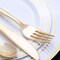 Smarty Had A Party Shiny Metallic Gold Plastic Forks (600 Forks), 600PK 7950G-CASE - alternate 7