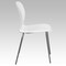 Flash Furniture Stack Chair, Plastic, 551 lb. Capacity, Wht RUT-3-WH-GG - alternate 8