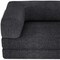 Homeroots 82" Gray Chenille Convertible Futon Sleeper Sofa 706807 - alternate 5