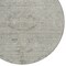 Homeroots 8' Pewter And Beige Round Floral Washable Indoor Outdoor Area Rug 604242 - alternate 5