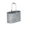 Homeroots 12" Gray Galvanized Steel Bucket 399669 - alternate 3