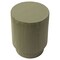 Leisuremod Eden 14 in Round Stone Side Table, Weatherproof Pedestal Base, Fully Assembled EST14OG - alternate 6