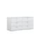 Homeroots 62" X 19" X 30" White Dresser 366258 - alternate 1