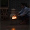 Vintiquewise Outdoor Beige Clay Chimenea Maya Design Fire Pit with Metal Stand QI004350 - alternate 3