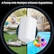 Simple Deluxe Electric Air Pump with LED Mini Portable Air Pump with Type-C Rechargeable Battery, Quickly Inflate HKAIRPUMPL35KPAWHT - alternate 6