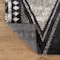 World Rug Gallery Geometric Grid Pattern Shag Area Rug 2 ft x 3 ft Anthracite WR129ANTHRACITE2X3 - alternate 7