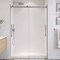 Anzzi Stellar 51 to 54 in. x 76 in. Sliding Frameless Shower Door in Brushed Nickel with Tempered Glass SD-FRLS05903BN - alternate 7