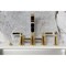 Kingston Brass Bridge Kitchen Faucet with Brass Sprayer, Polished Brass KS8262CTLBS - alternate 6