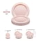 Smarty Had A Party 10" Pink Vintage Round Disposable Plastic Dinner Plates (120 Plates), 120PK 860PNK-CASE - alternate 8