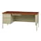 Hirsh Left-Hand Single Pedestal File Office Desk W/ Center Drawer, 30 in D X 29.5 in H, 66 in W X 20097 - alternate 5