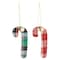 Martha Stewart Holiday Candy Cane Ornament 4 Piece Set in Red and Green 97153.04 - alternate 5