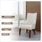 Leisuremod Spruce Collection Modern Wooden Dining Chair in Beige Velvet SC24BGF - alternate 5