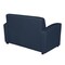 Regency Supernova Tablet Arm Loveseat- Navy Blue/Noble Oak 7702NSNOBE - alternate 3
