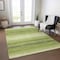 Homeroots 3' X 5' Lime Green Ivory And Black Abstract Washable Indoor Outdoor Area Rug 599976 - alternate 6