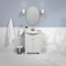 Zenith Zenna Home Wht 24'' Wx35'' Hx12''D Euro Vanity with Wht Cultured Marble Top SEC24WW - alternate 3
