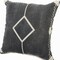 Homeroots Set of Two 20" Black And Off White Diamond Cotton Throw Pillows, 2PK 588366 - alternate 7