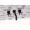 Kingston Brass Double-Handle Wall Mount Bathroom Faucet, Oil Rubbed Bronze KS6125NX - alternate 5