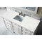 James Martin Vanities Bristol 60'' S Vanity, Bright White w/ Jasmine Pearl Silestone Top w/FreePower Wireless Charger 157-V60S-BW-FEJP - alternate 6