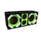 Deejay Led Two 6-in Woofers plus Two Tweeters Green Empty Chuchera Speaker Enclosure D6T2GREEN - alternate 1