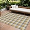 Homeroots 9' X 12' Gray Tan And Beige Plaid Washable Indoor Outdoor Area Rug 601402 - alternate 1